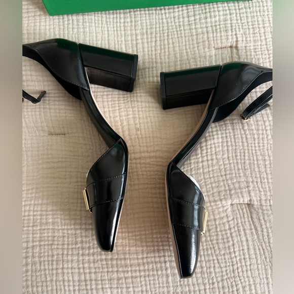 J. Crew Maisie Italian leather buckle heels - NIB; size 9 - Picture 2 of 4